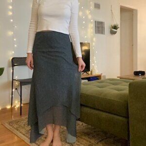 90s boho mermaid maxi skirt